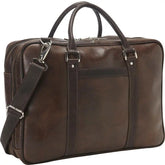 Piel Vintage Leather Laptop Brief - Luggage Base